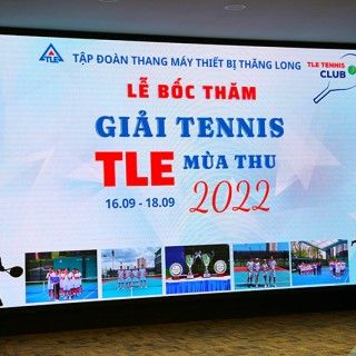 Lễ bốc thăm Giải Tennis TLE Mùa Thu 2022